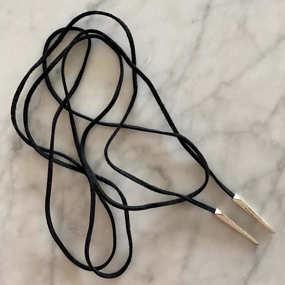 Kendra Scott Pierce Black Suede Choker Necklace
